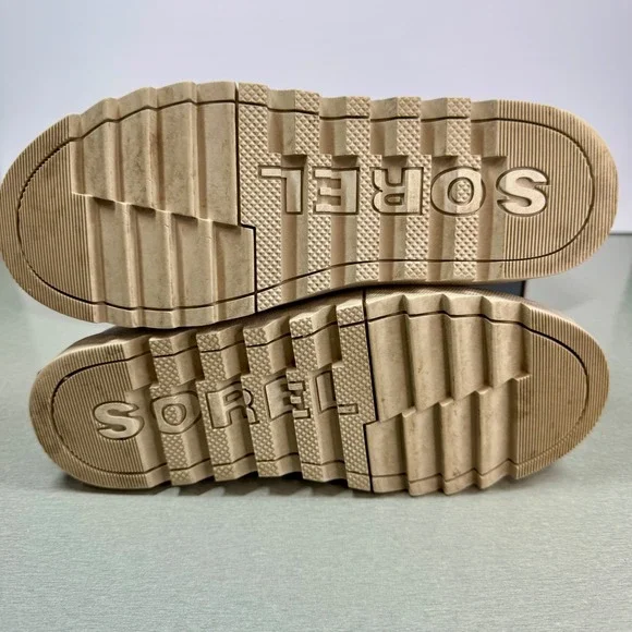 Sorel Waterproof Winter Boots Faux Fur Trim Lace Up Gray NL3926-081 Women's Sz 8 - Picture 4 of 11